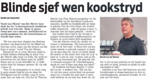 Blind chef wins international cooking competition with his pasta recipe