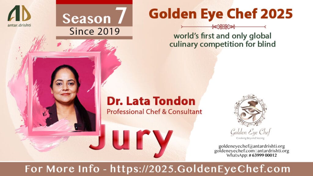 Dr. Lata Tandon / Jury | Golden Eye Chef 2025 - Phase 1